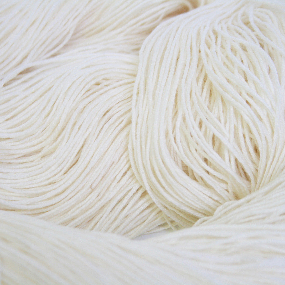 Paper Beige Hand Dyed Merino Wool Yarn Lace Weight