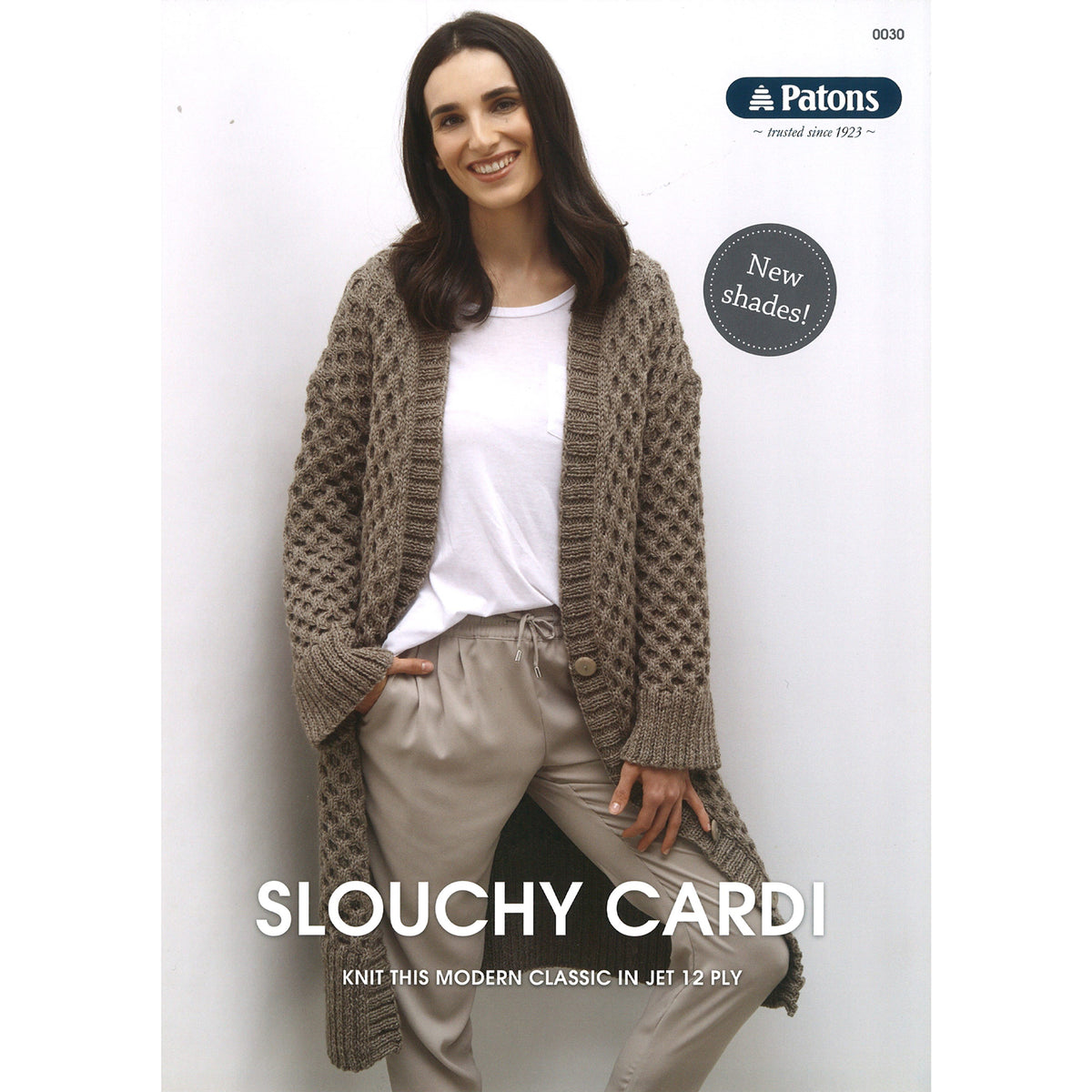 Patons Slouchy Cardigan 12 ply