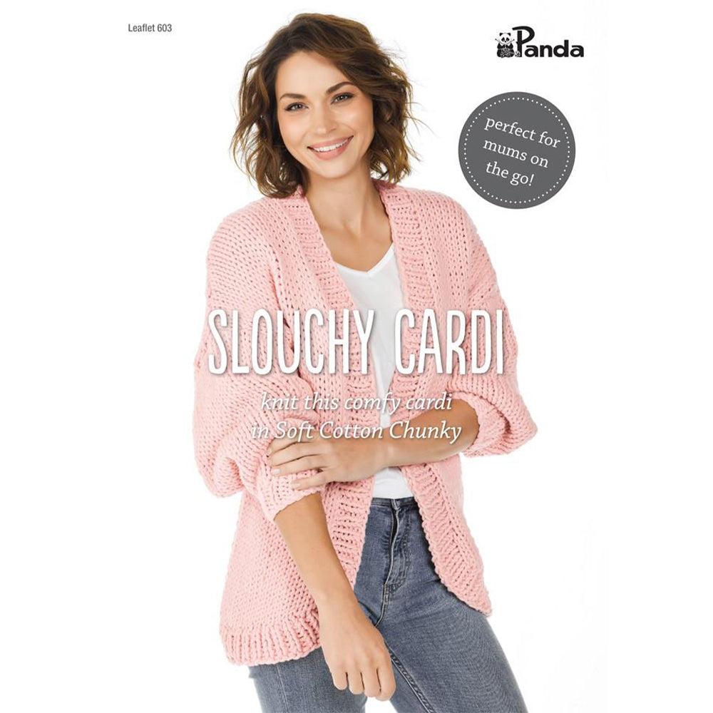 Panda Slouchy Cardi Leaflet 603
