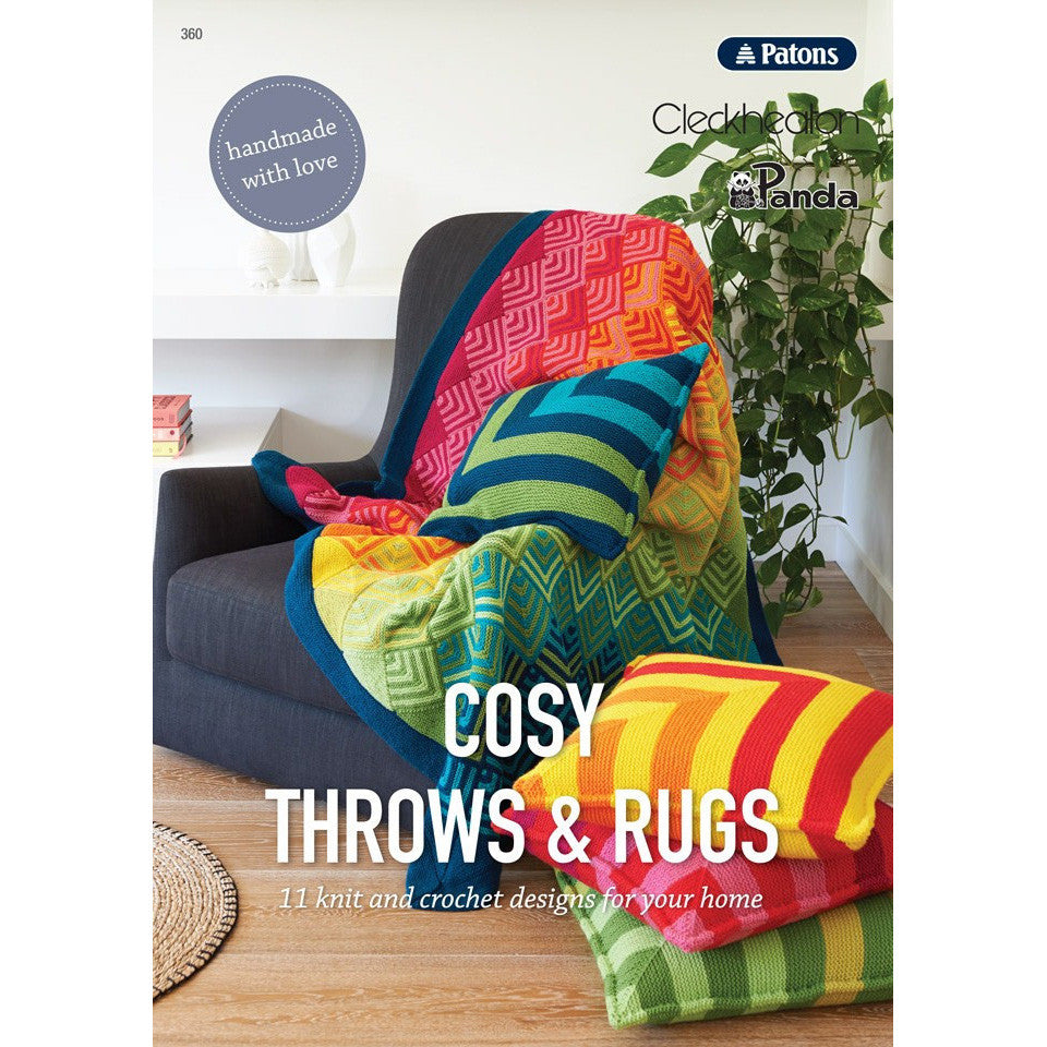 Patons Cosy Throws & Rugs BK360