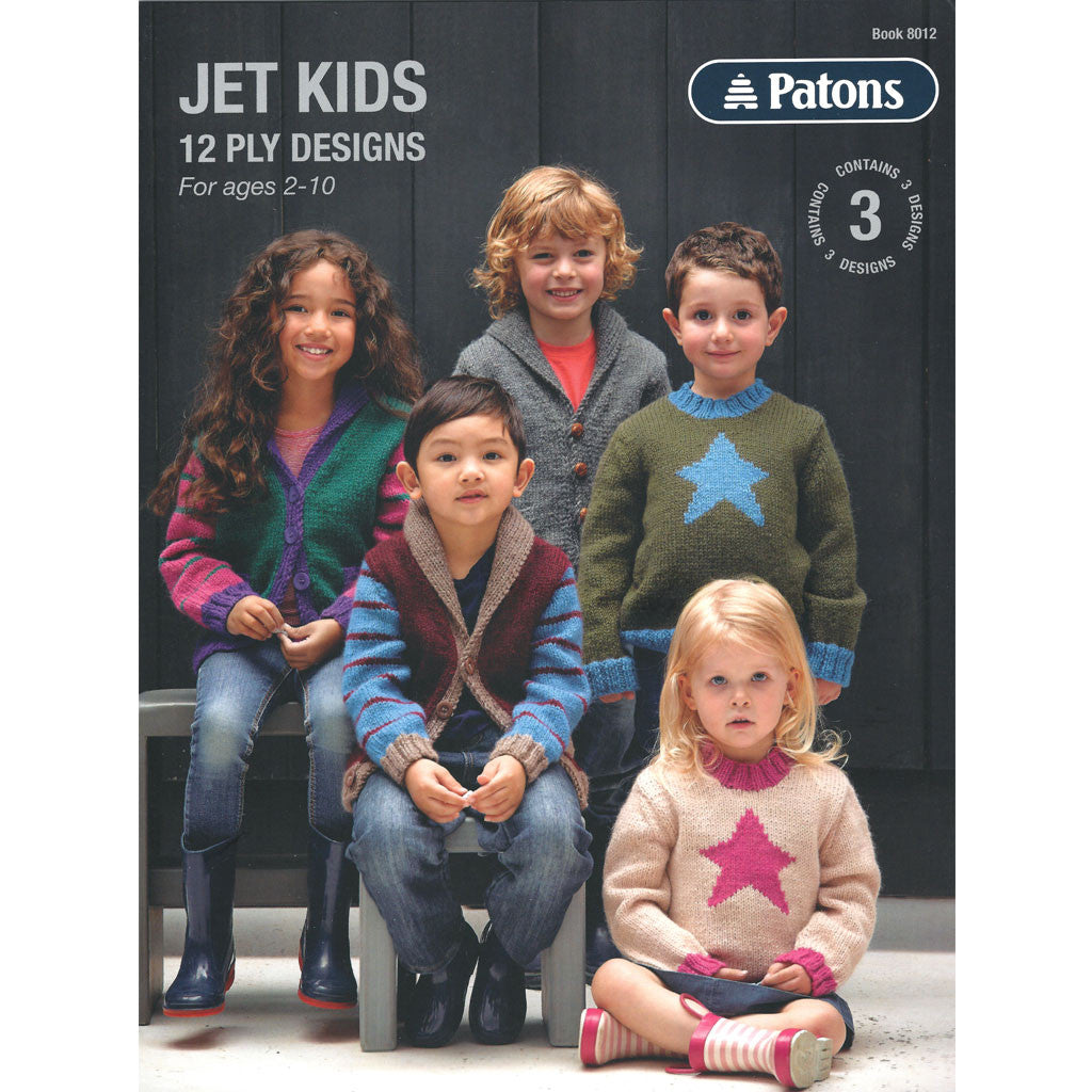 Patons Jets Kids Book 8012