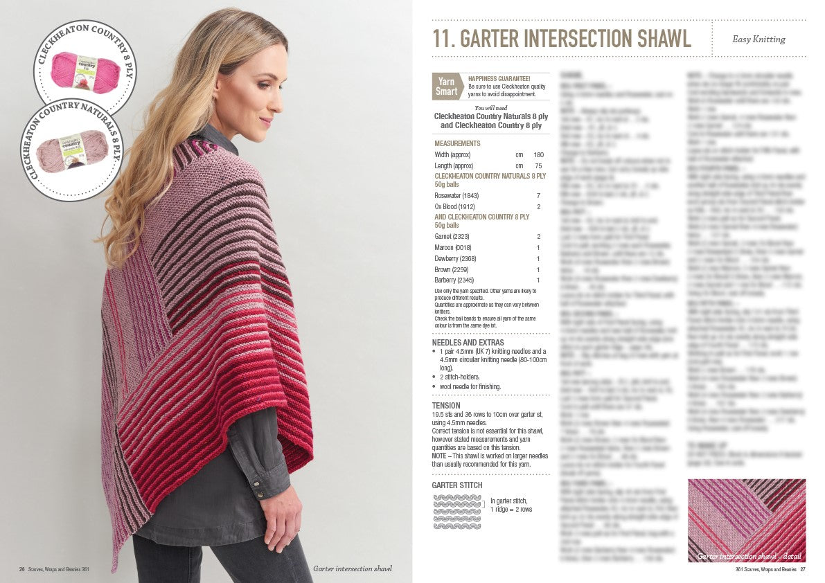 Patons Scarves, Wraps & Beanies Book 361