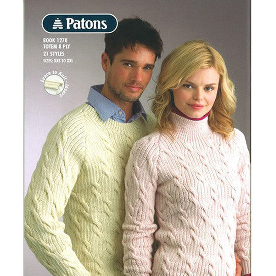 Patons Totem 8 Ply Ribs & Cables