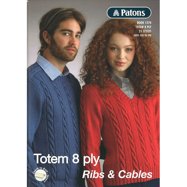Patons Totem 8 Ply Ribs & Cables