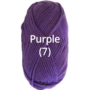 Purple (7) - Nundle Collection 8 Ply Feltable Yarn