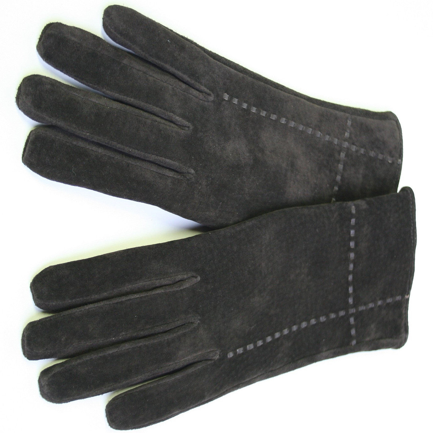 Sheer Bliss Suede Gloves Brown