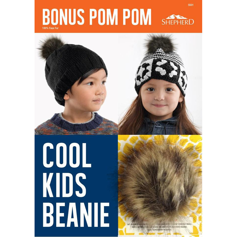 Cool kids beanie pattern with bonus pom pom - Nundle Woollen