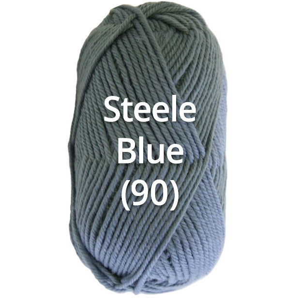 Steele Blue - Nundle Collection 4 Ply Chaffey Yarn