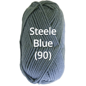Steele Blue (90) - Nundle Collection 8 Ply Feltable Yarn