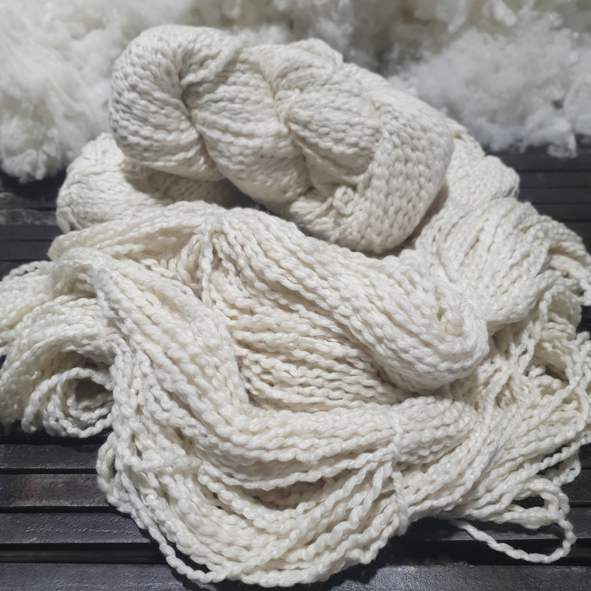 Undyed Merino Linen Blend Yarn