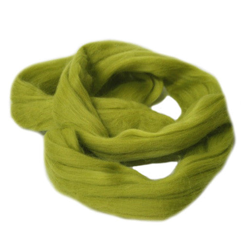 Merino Wool Top Lime 450g