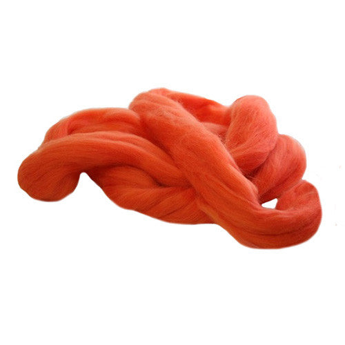 Merino Wool Top Tangerine 2950g