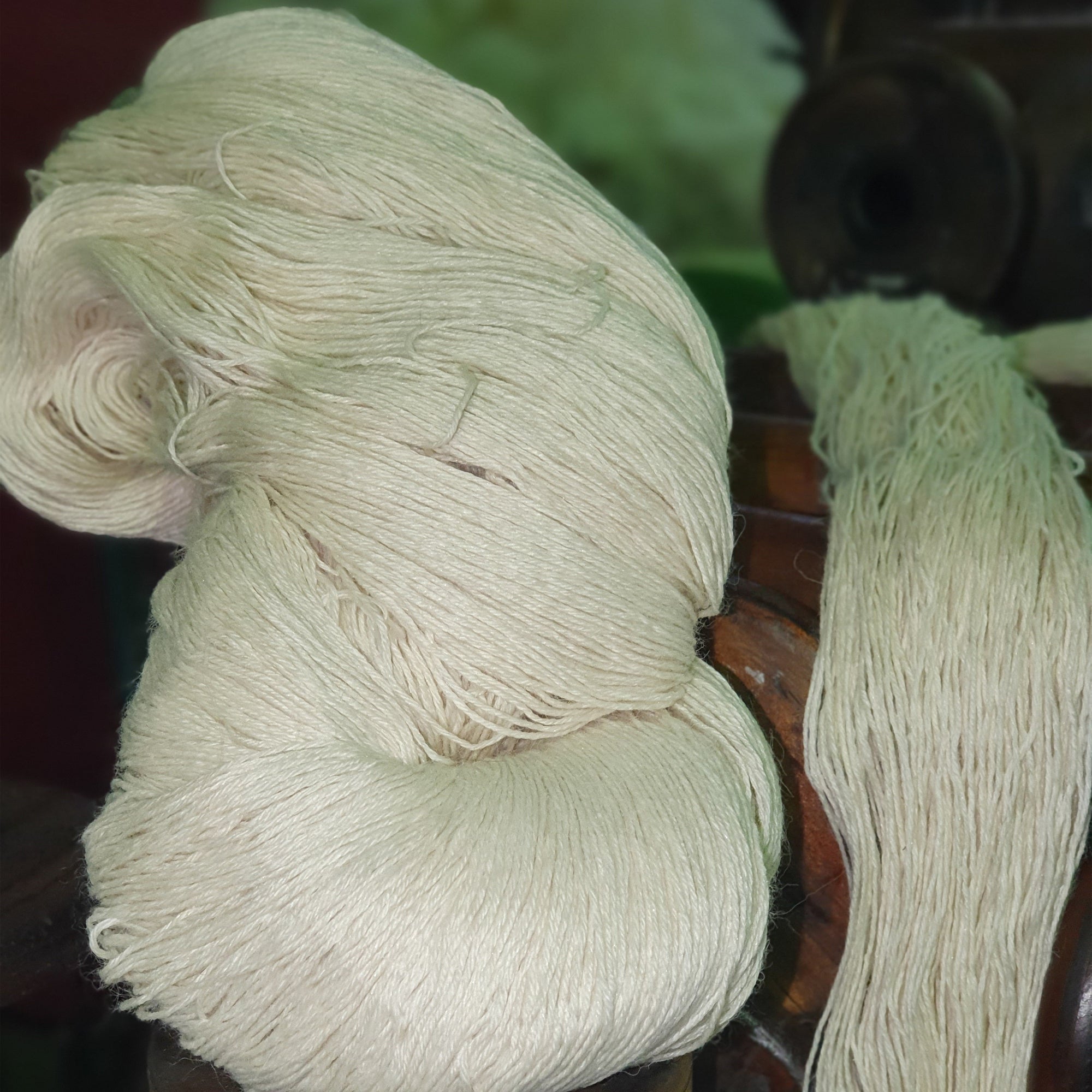 Nundle Undyed Alpaca Merino Silk Yarn