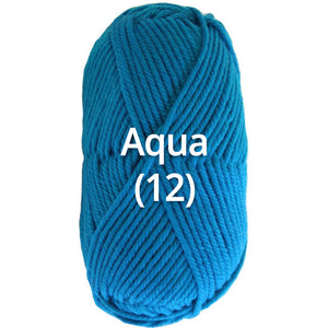 Aqua (12) - Nundle Collection 8 Ply Feltable Yarn