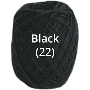 Black - Nundle Collection 4 Ply Sock Yarn