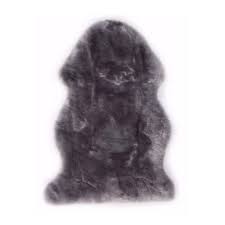 cozy mate sheepskin rug harbor mist