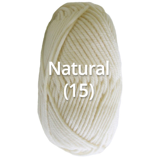 Natural (15) - Nundle Collection 8 Ply Feltable Yarn