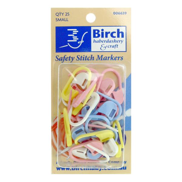 Birch Safety Stitch Markers Small